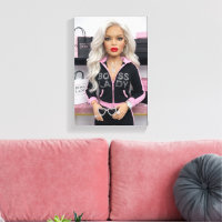 Impressão de Tela da Boneca Glam Boss Lady
