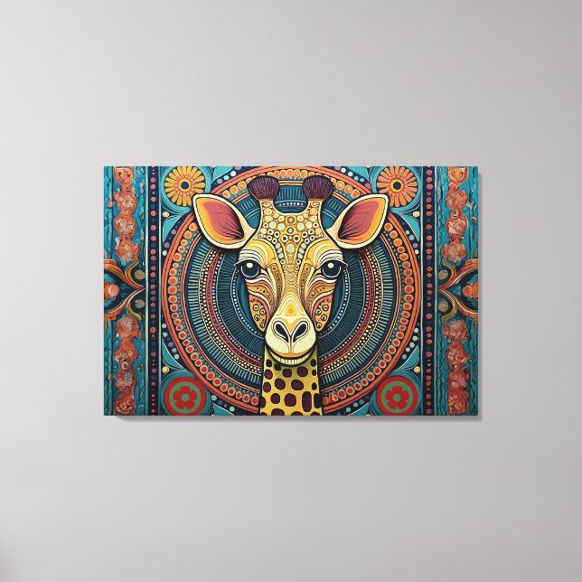 Impressão Em Tela impressão de tela de abstrato (Frente)