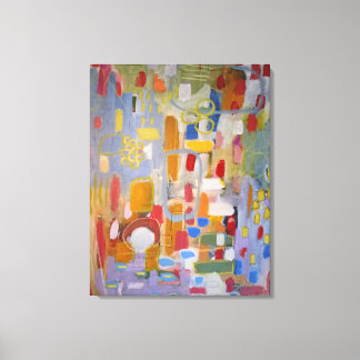 Impressão Em Tela Impressão de tela de Abstrato de várias cores