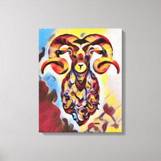 Impressão Em Tela Impressão de Tela de Arte Ram Selvagem