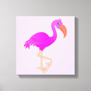 Impressão Em Tela Impressão de tela de Flamingo