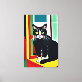 Impressão Em Tela Impressão de Tela de Gato/Gato