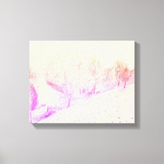 Impressão Em Tela Impressão de Tela de Neve (Frente)