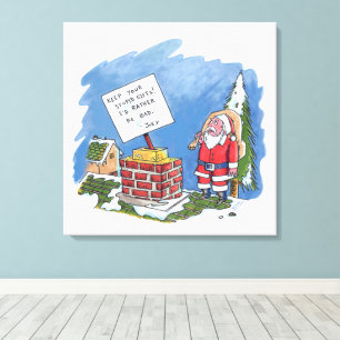 Impressão Em Tela Impressão de tela de Papais noeis No To