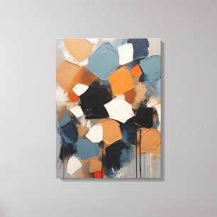 Impressão Em Tela Impressão de tela de pintura de Abstrato moderno