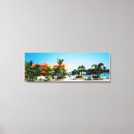 Impressão Em Tela Impressão de tela de Piscina tropical