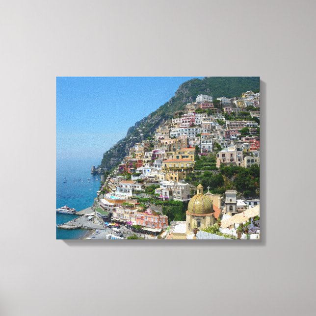 Impressão Em Tela Impressão de Tela de Positano (Frente)
