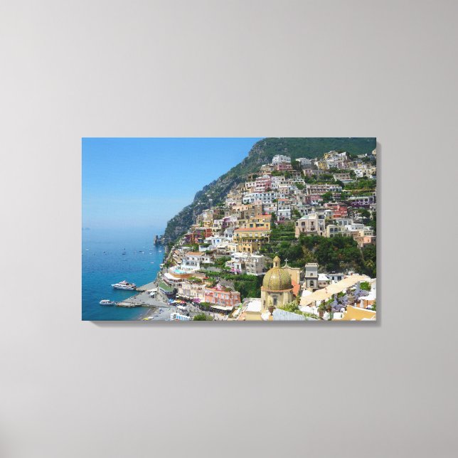 Impressão Em Tela Impressão de Tela de Positano (Frente)