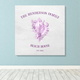 Impressão Em Tela Impressão de Tela de Shell de Conch Magenta