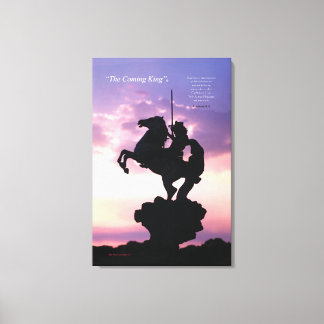 Impressão Em Tela Impressão de tela de silouette "O rei que vem"®