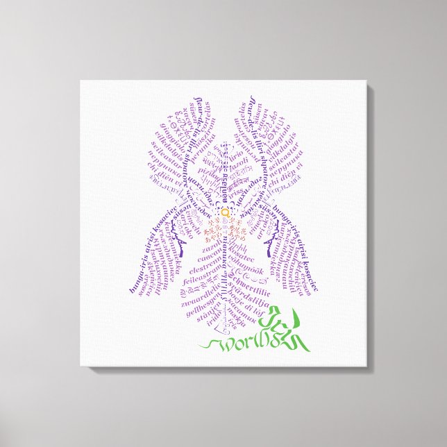 Impressão Em Tela Impressão de tela do World Iris (Frente)