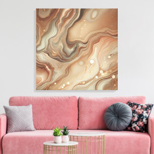 Impressão Em Tela Impressão de tela estendida com abstrato Marble