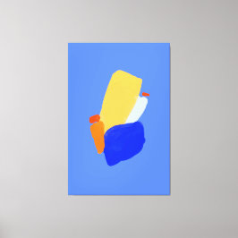 Impressão Em Tela Impressão de tela estendida com abstrato vibrante