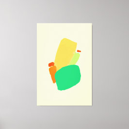 Impressão Em Tela Impressão de tela estendida com abstrato vibrante