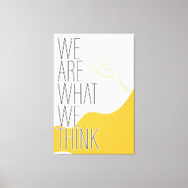 Impressão Em Tela Impressão de tela estendida com mensagem de inspir