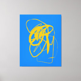 Impressão Em Tela Impressão de tela estendida de dança contemporânea