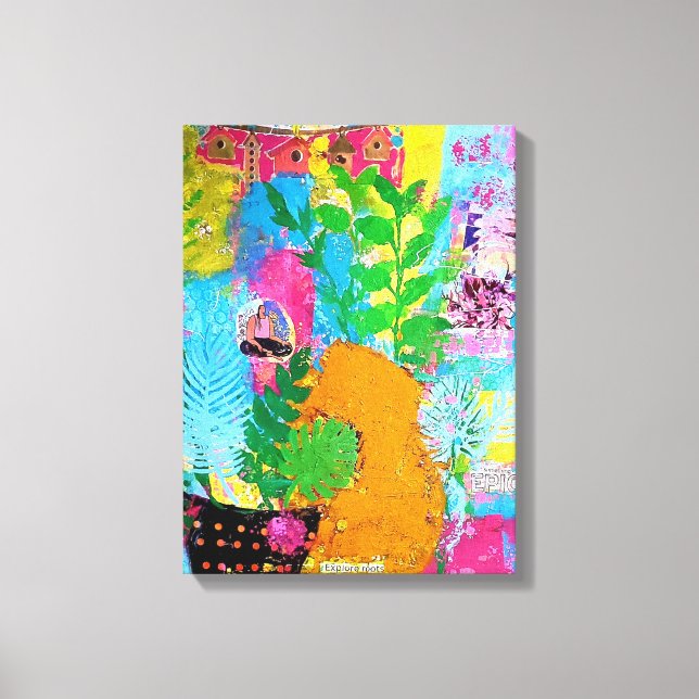 Impressão Em Tela Impressão de tela estendida de tranquilidade (Frente)