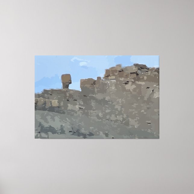 Impressão Em Tela Impressão de tela estendida do Balance Rock (Frente)