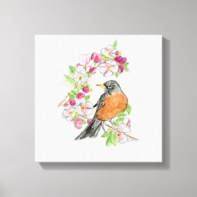 Impressão Em Tela Impressão de tela estendida do Michigan (Frente)