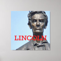 Impressão de tela estendida do presidente Lincoln