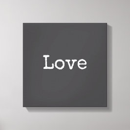 Impressão Em Tela Impressão de tela esticada de amor