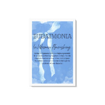 Impressão de Tela Esticada Eudaimonia