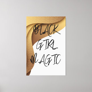 Impressão Em Tela Impressão de Tela Mágica de Menina Negra