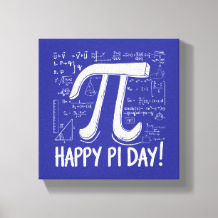 Impressão Em Tela Impressão de Tela Pi Day - Arte Matemática Na moda