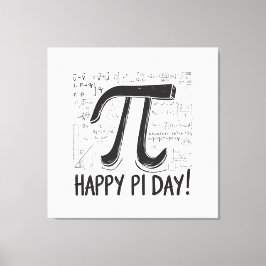 Impressão Em Tela Impressão de Tela Pi Day - Arte Matemática Na moda