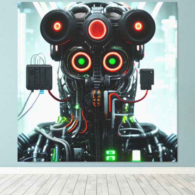 Impressão Em Tela Impressão de tela Robot 5 (Insitu(piso de madeira))