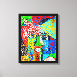 Impressão Em Tela Impressão Estereotipada de Tela Esticada Abstrato