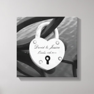 Impressão Em Tela Impressão romântica personalizada de tela de fot