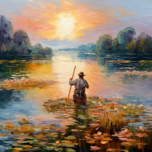 Impressão Em Tela Impressionismo Francês (Monet's Palette: Nature's Symphony in Color)