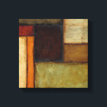 Impressão Em Tela Impressionista automático de Jennifer Goldberger<br><div class="desc">Cores autóctones permeiam esta pintura impressionista de Jennifer Goldberger. Vermelho,  marrom,  bronzeado e laranja escuro povoam os painéis geométricos que compõem o fundo dessa peça. Comprar cópia hoje!</div>