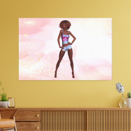 Impressão Em Tela Imprimir Imagem 9 de Elegante Mulheres