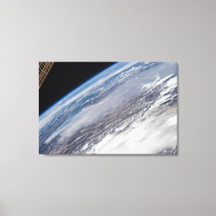 Impressão Em Tela Incêndio No Parque Nacional De Yosemite E Na Flore