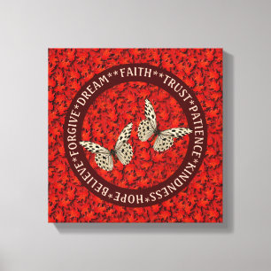 Impressão Em Tela Incentivar a queda das palavras deixa a inspiração