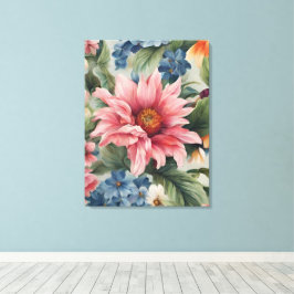 Impressão Em Tela Incrível Flores de Verão Coloridas Coloridas
