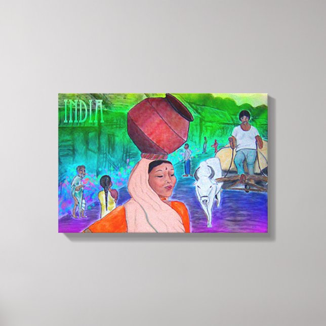 Impressão Em Tela India (Frente)