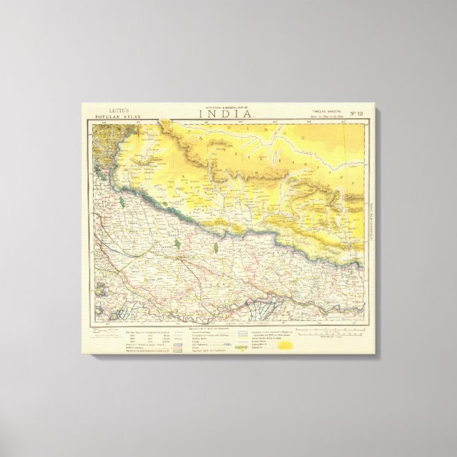 Impressão Em Tela Índia e Nepal (Frente)