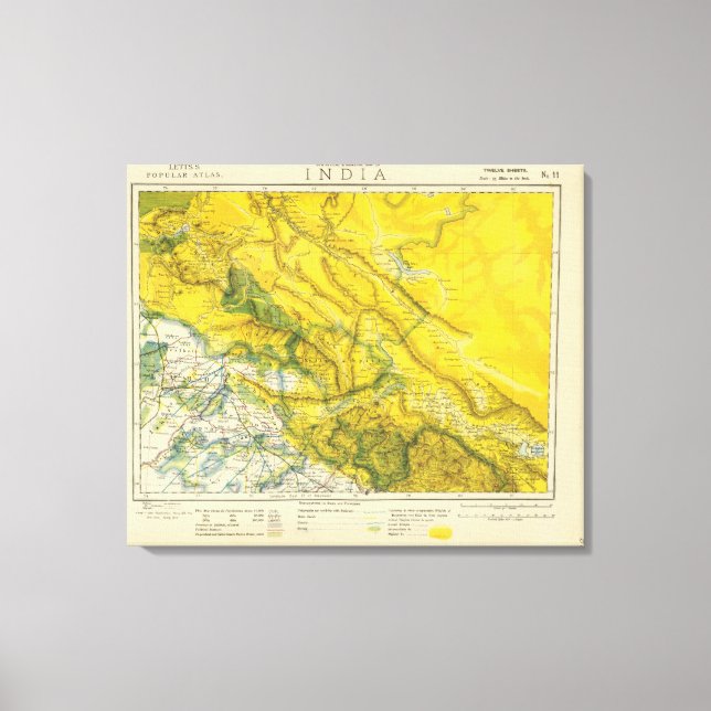 Impressão Em Tela Índia e Paquistão (Frente)