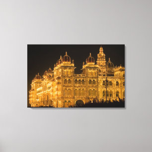 Impressão Em Tela ÍNDIA, Karnataka, Mysore : Palácio do Majaraja (c.