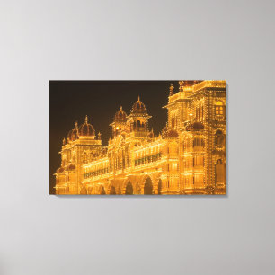 Impressão Em Tela ÍNDIA, Karnataka, Mysore : Palácio do Majaraja (c.
