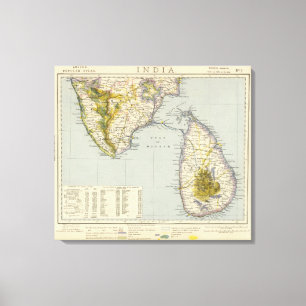 Impressão Em Tela India, Sri Lanka