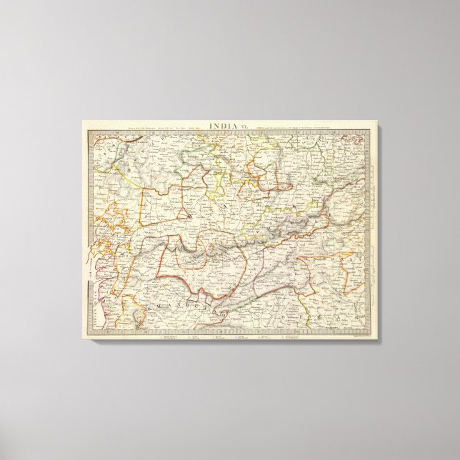 Impressão Em Tela Índia VI (Frente)