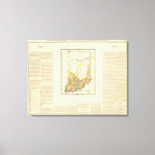 Impressão Em Tela Indiana E.U.