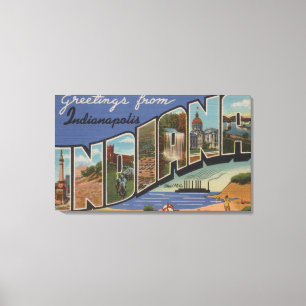 Impressão Em Tela Indianapolis, Indiana (fresas de aço/dunas de