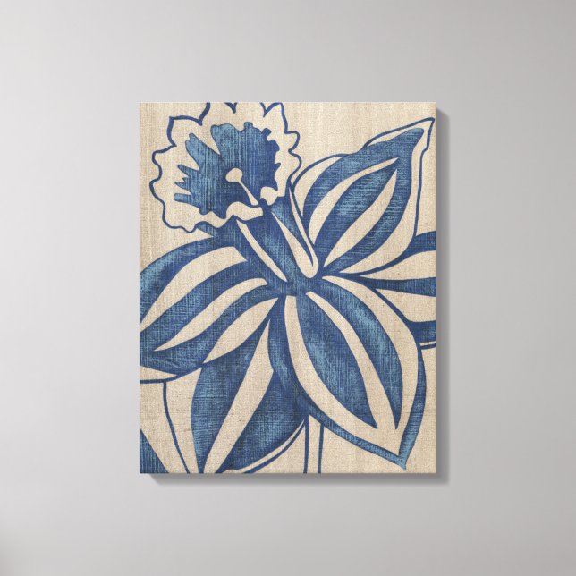 Impressão Em Tela Indigo Daffodil (Frente)