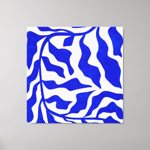 Impressão Em Tela Indigo Elegance