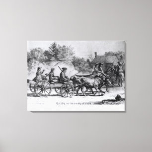 Impressão Em Tela Indo ao encontro em 1776, 1876